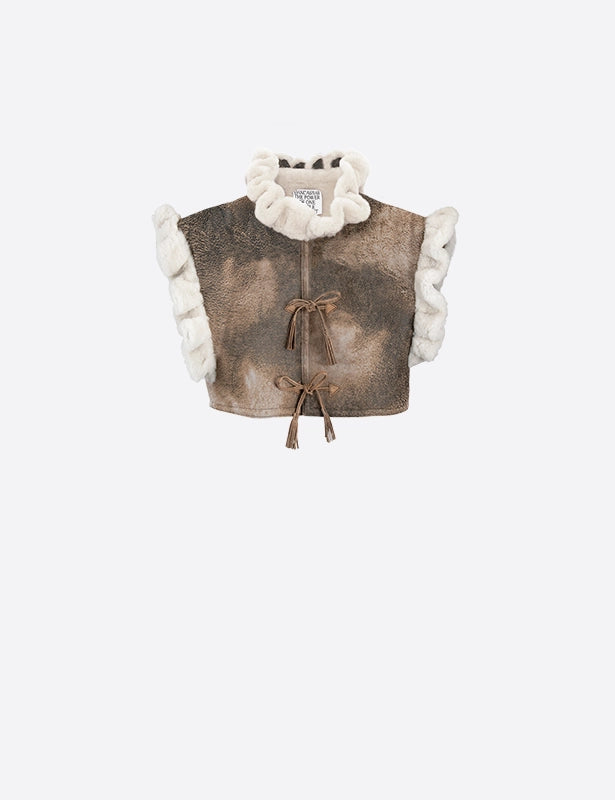 Lirio Shearling Leather Vest