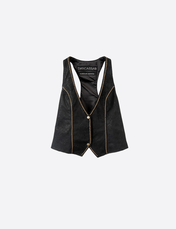Naomi Leather Vest
