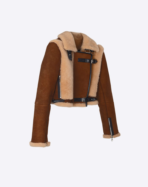 ALANIS Shearling & Suede Jacket