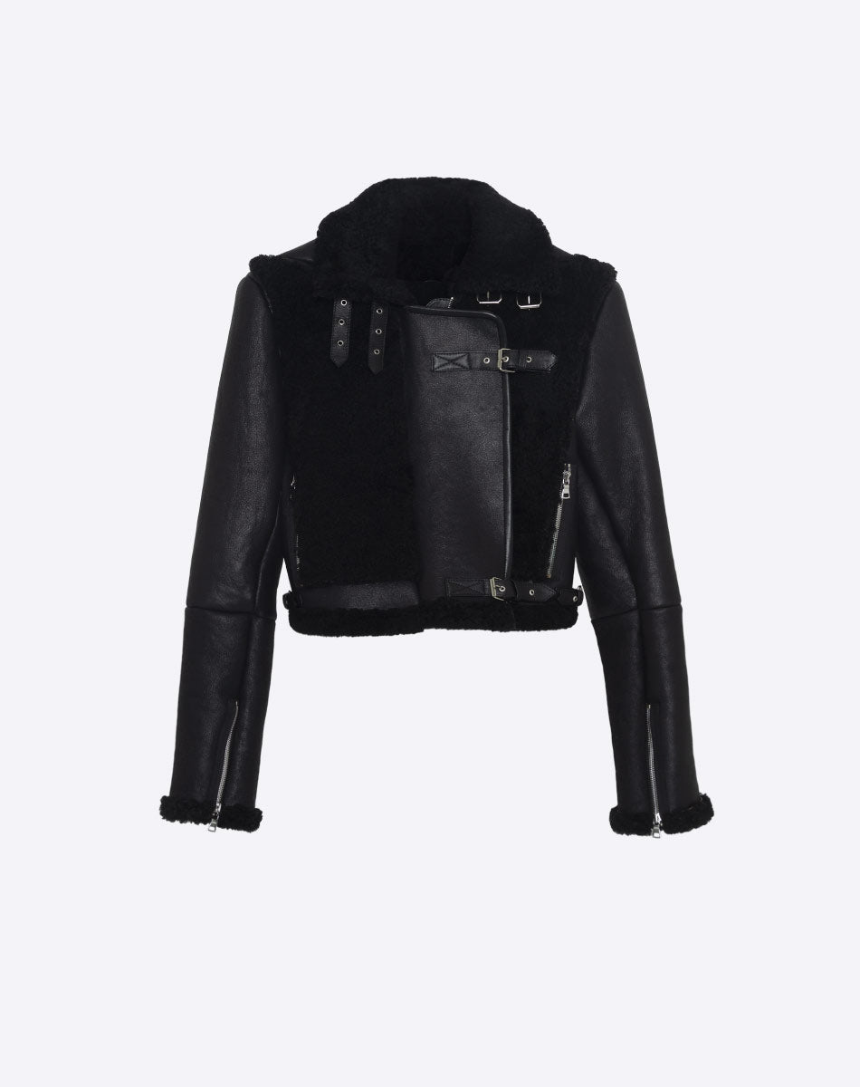 ALANIS Shearling & Lambskin Jacket