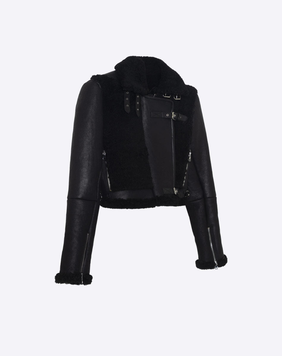 ALANIS Shearling & Lambskin Jacket