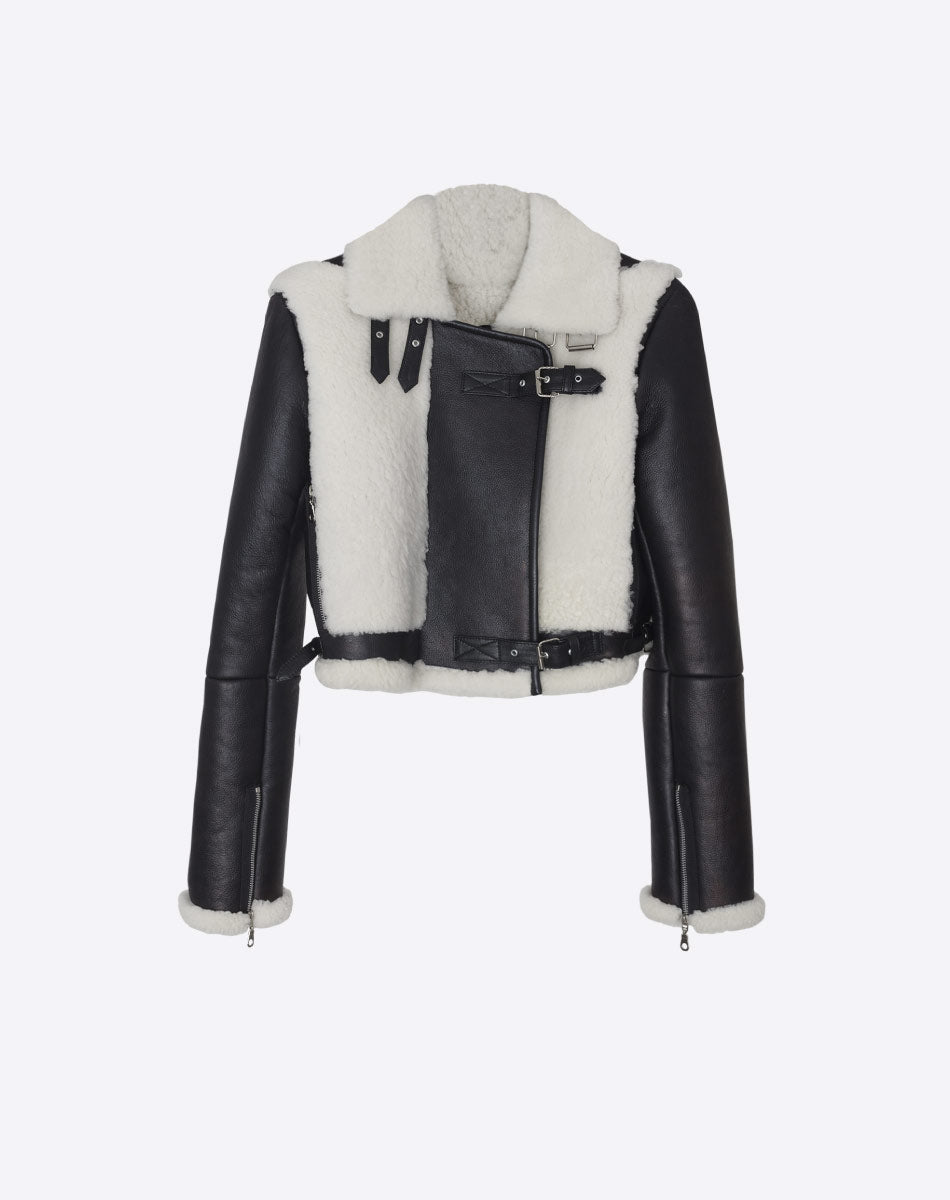 ALANIS Shearling & Lambskin Jacket