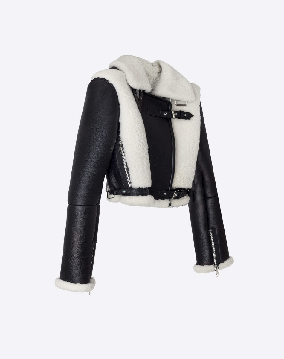 ALANIS Shearling & Lambskin Jacket