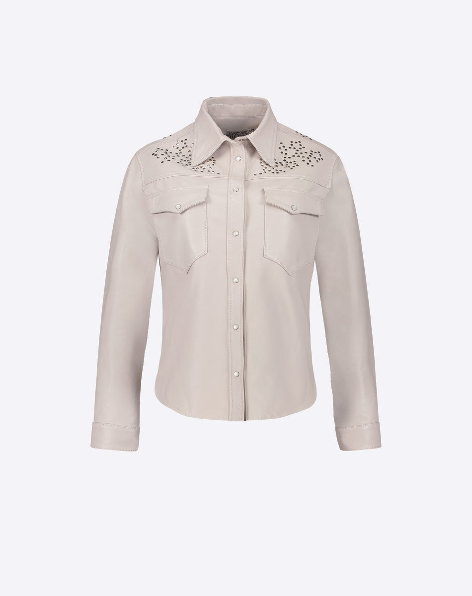 Anika Leather Shirt