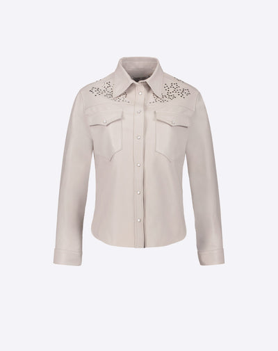 Anika Leather Shirt