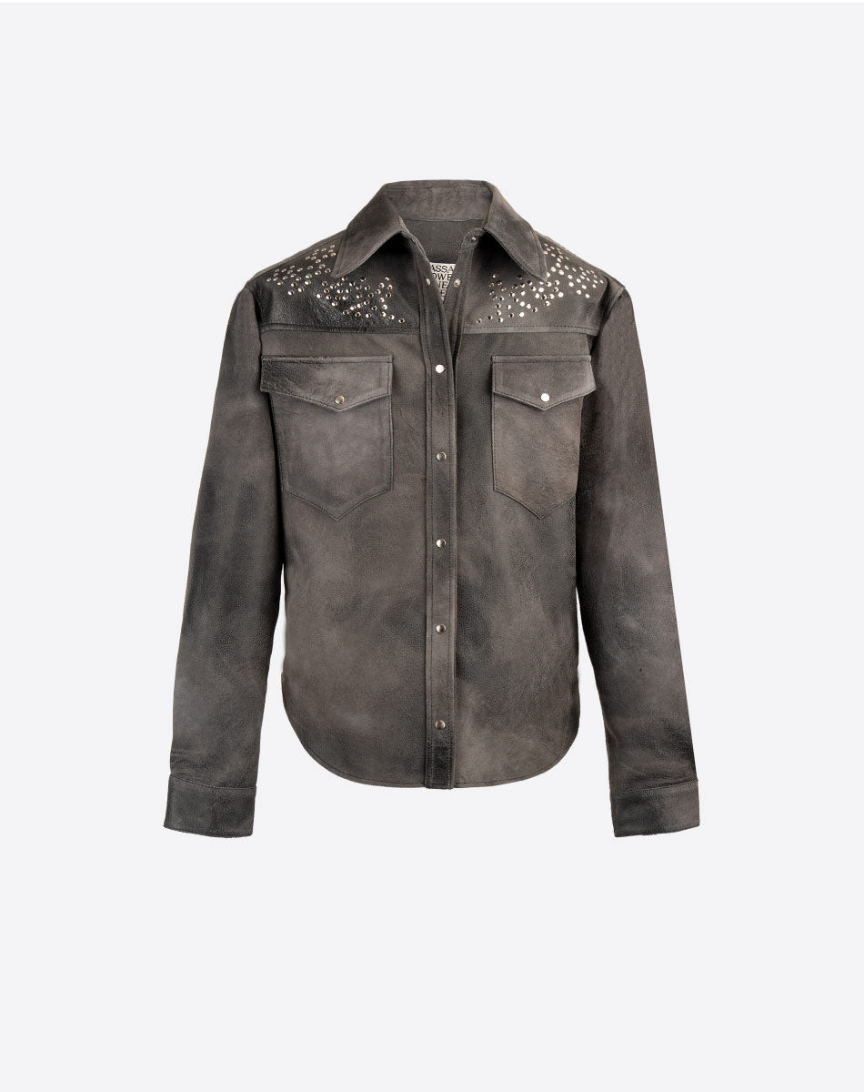 Anika Leather Shirt