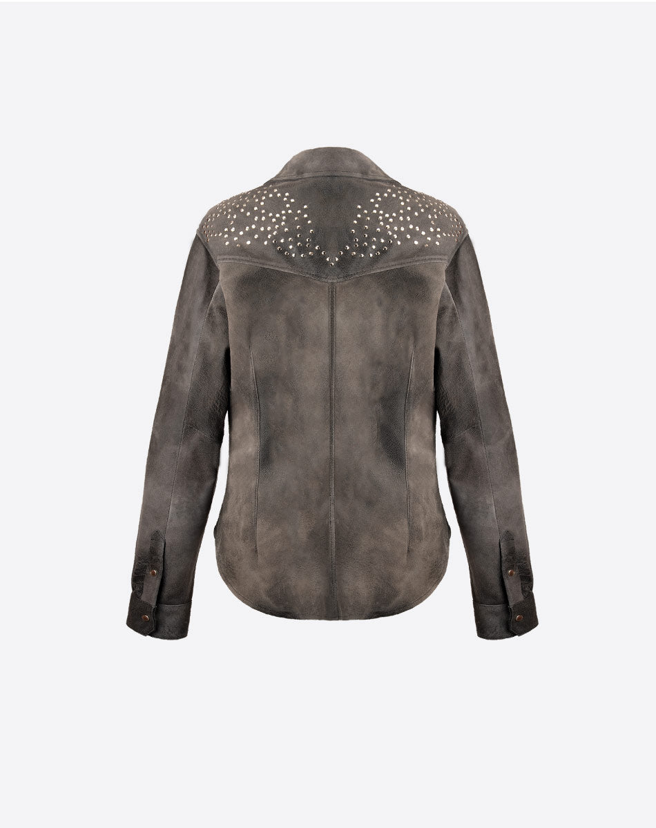 Anika Leather Shirt