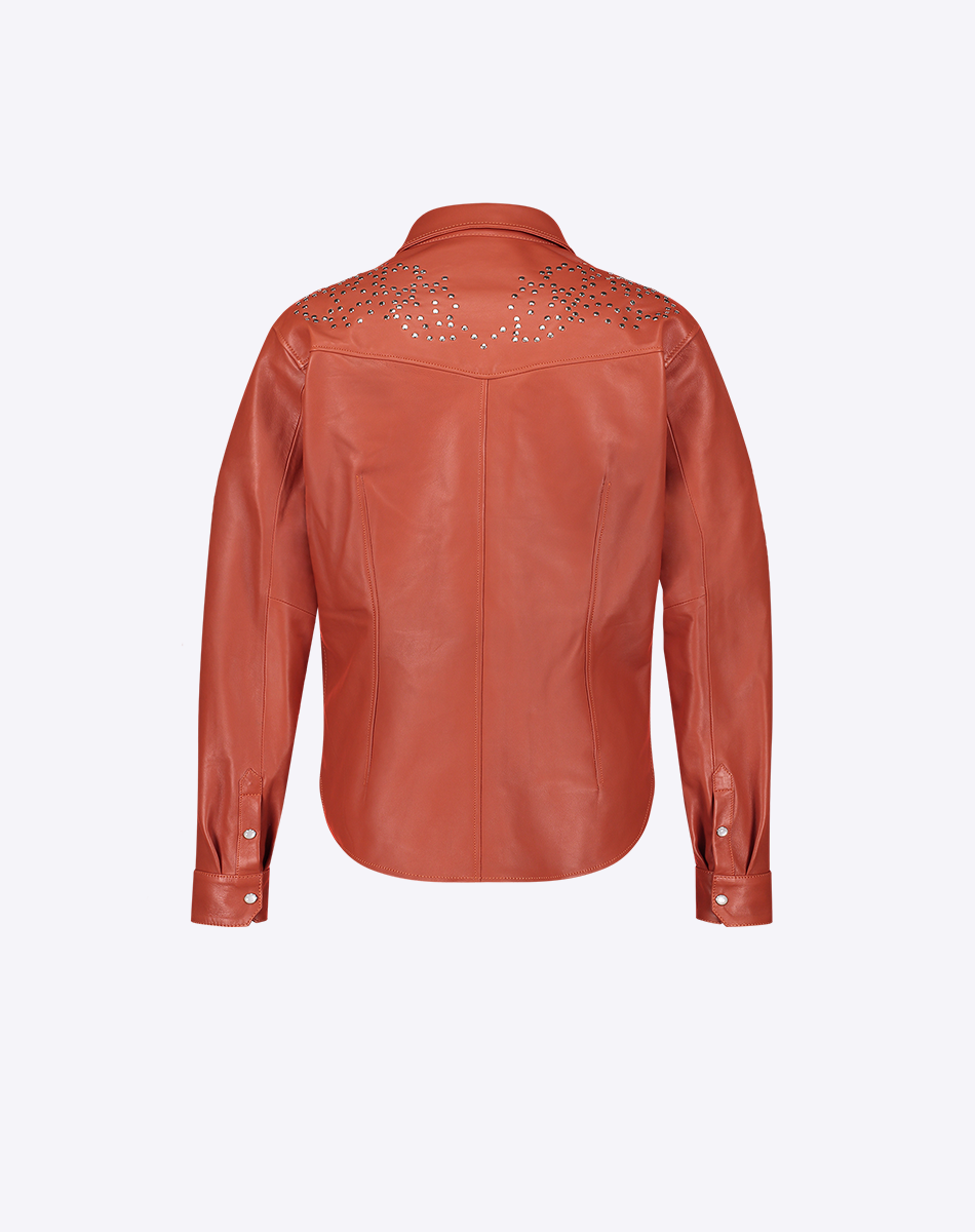 Anika Leather Shirt