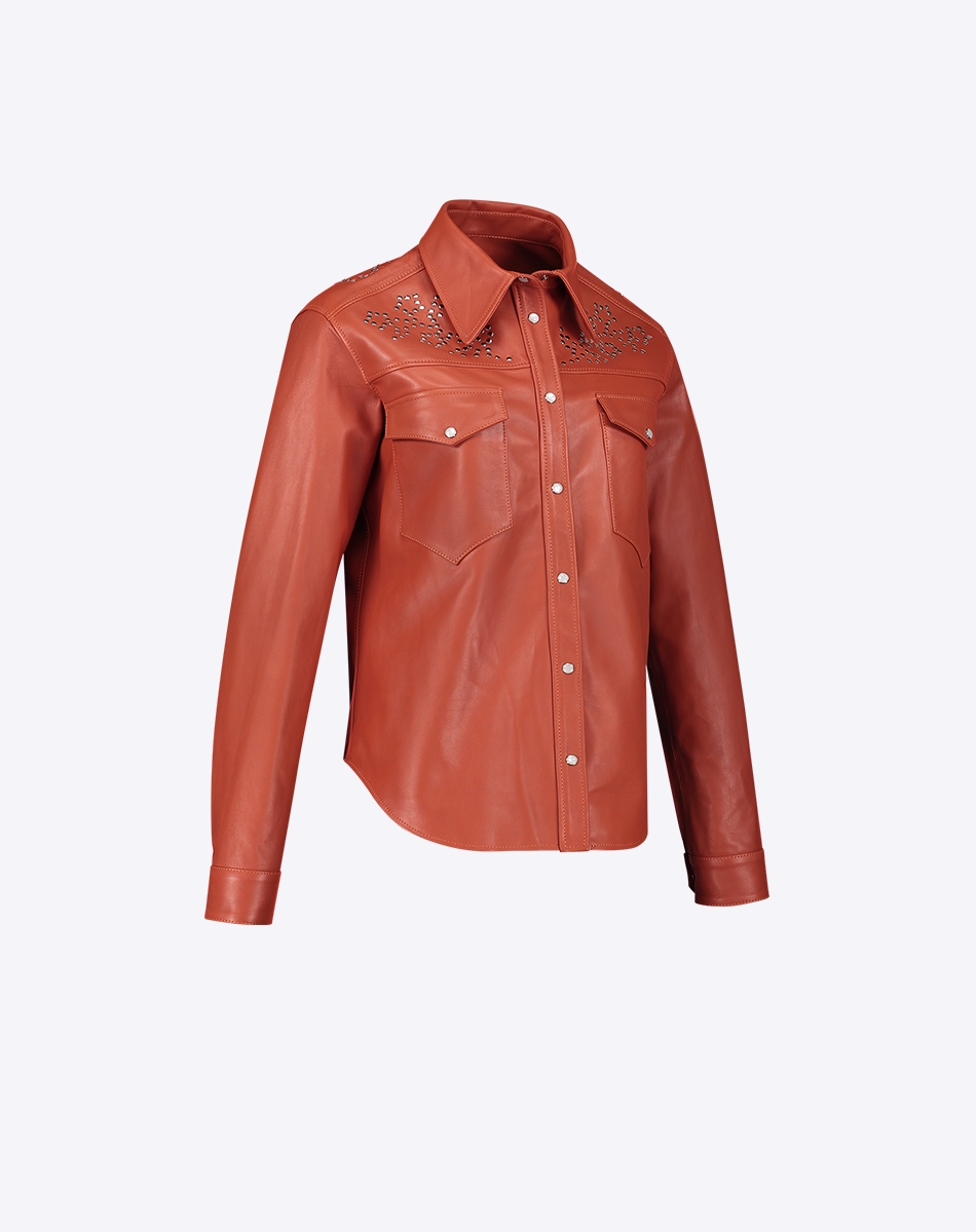 Anika Leather Shirt