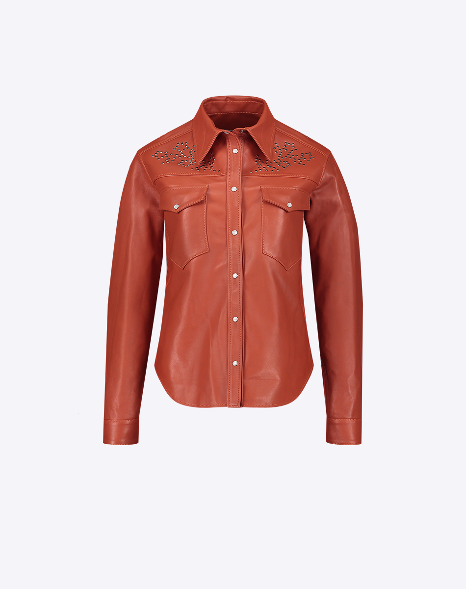 Anika Leather Shirt