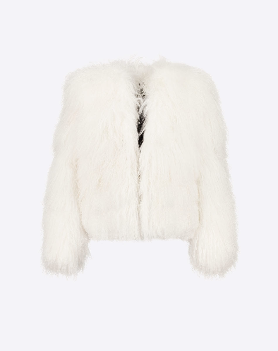 Aspen Mongolian Fur Jacket