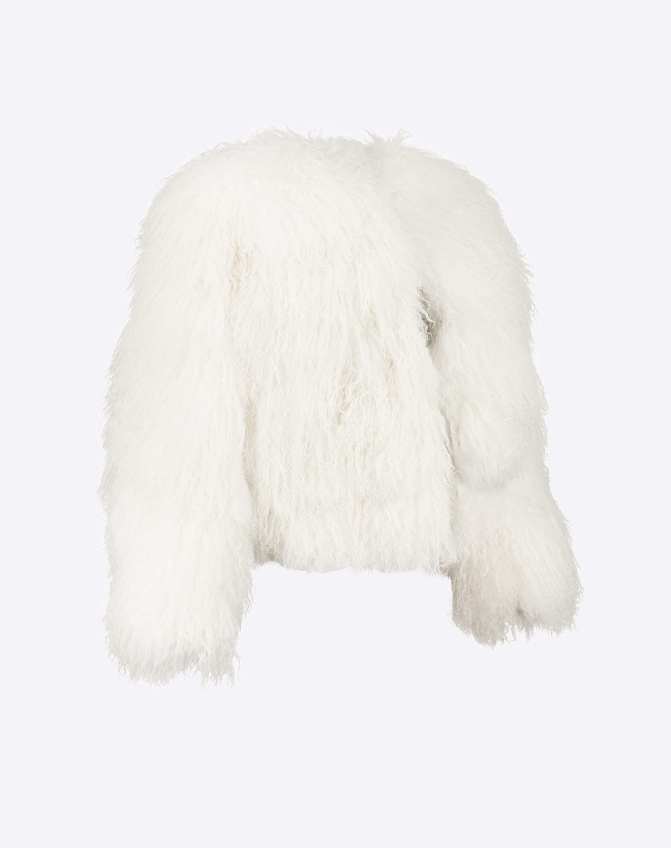Aspen Mongolian Fur Jacket