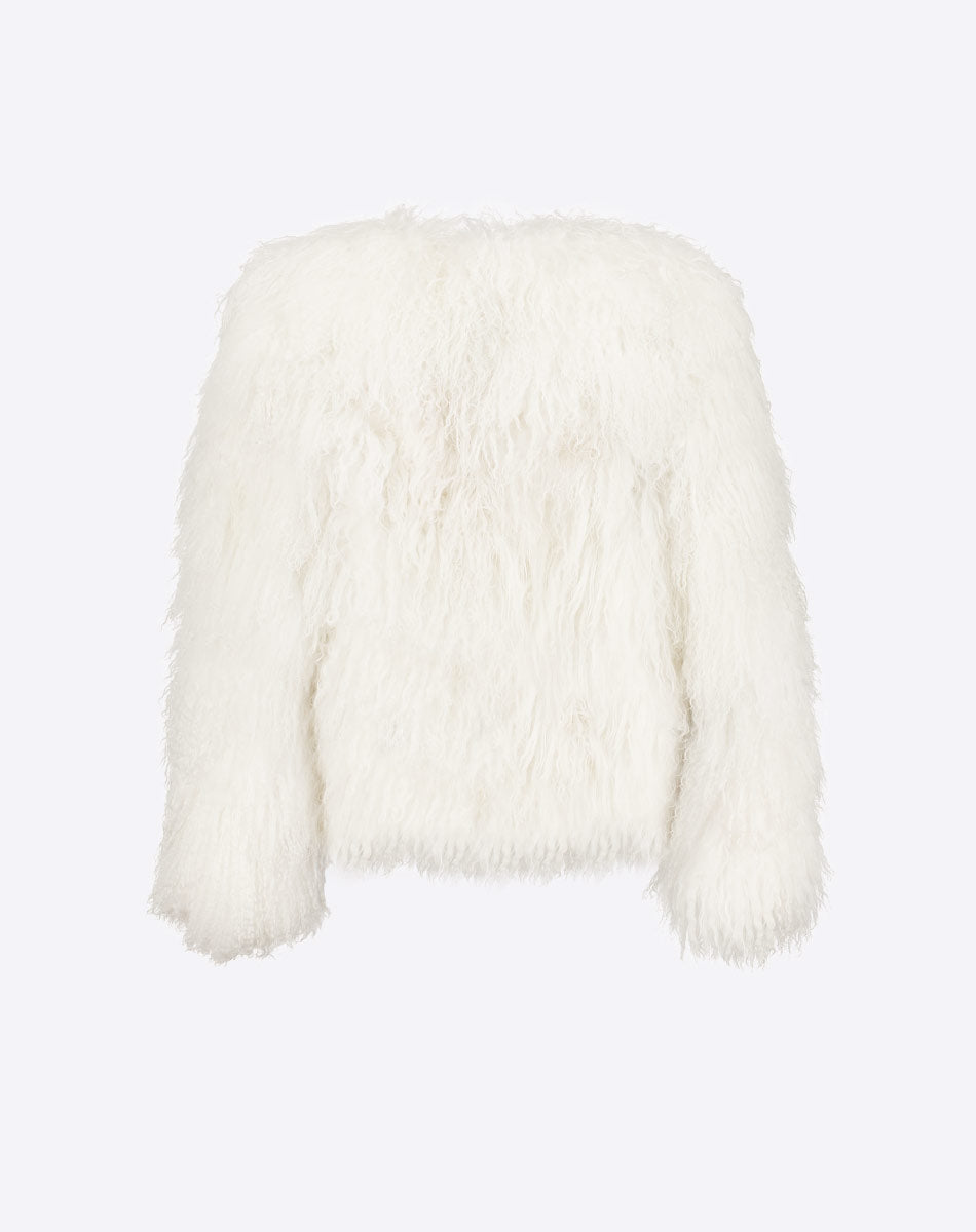 Aspen Mongolian Fur Jacket