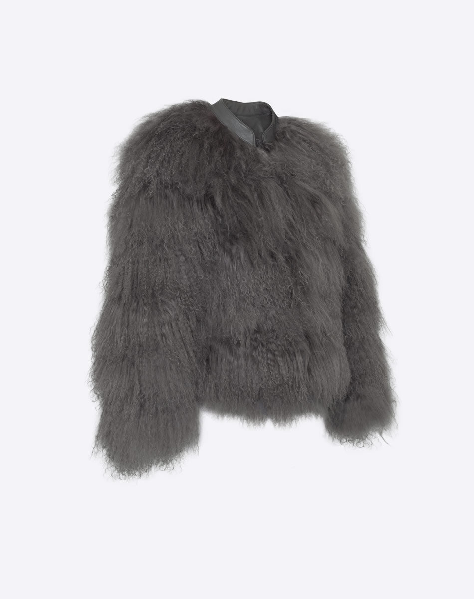 Aspen Mongolian Fur Jacket