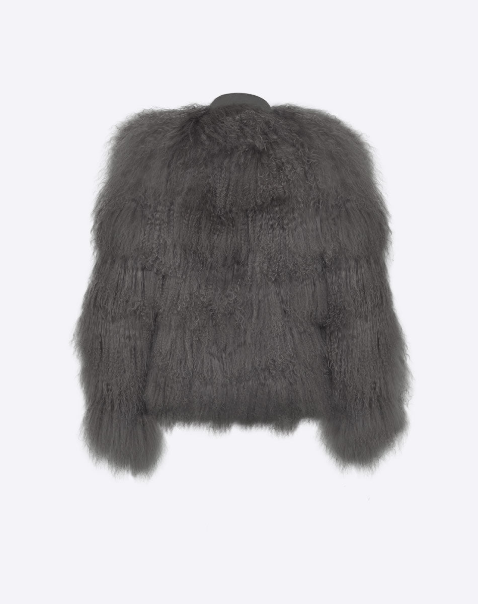Aspen Mongolian Fur Jacket