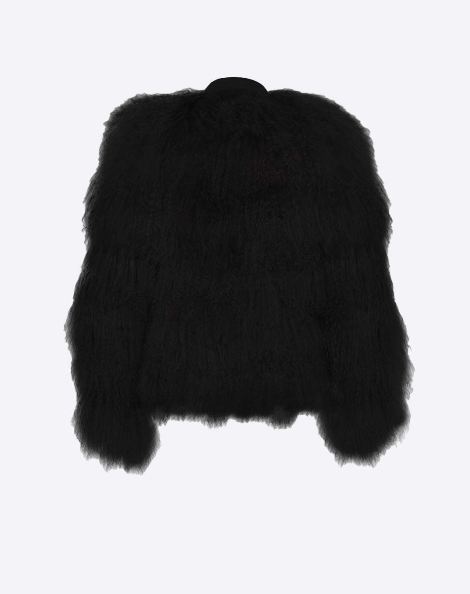Aspen Mongolian Fur Jacket