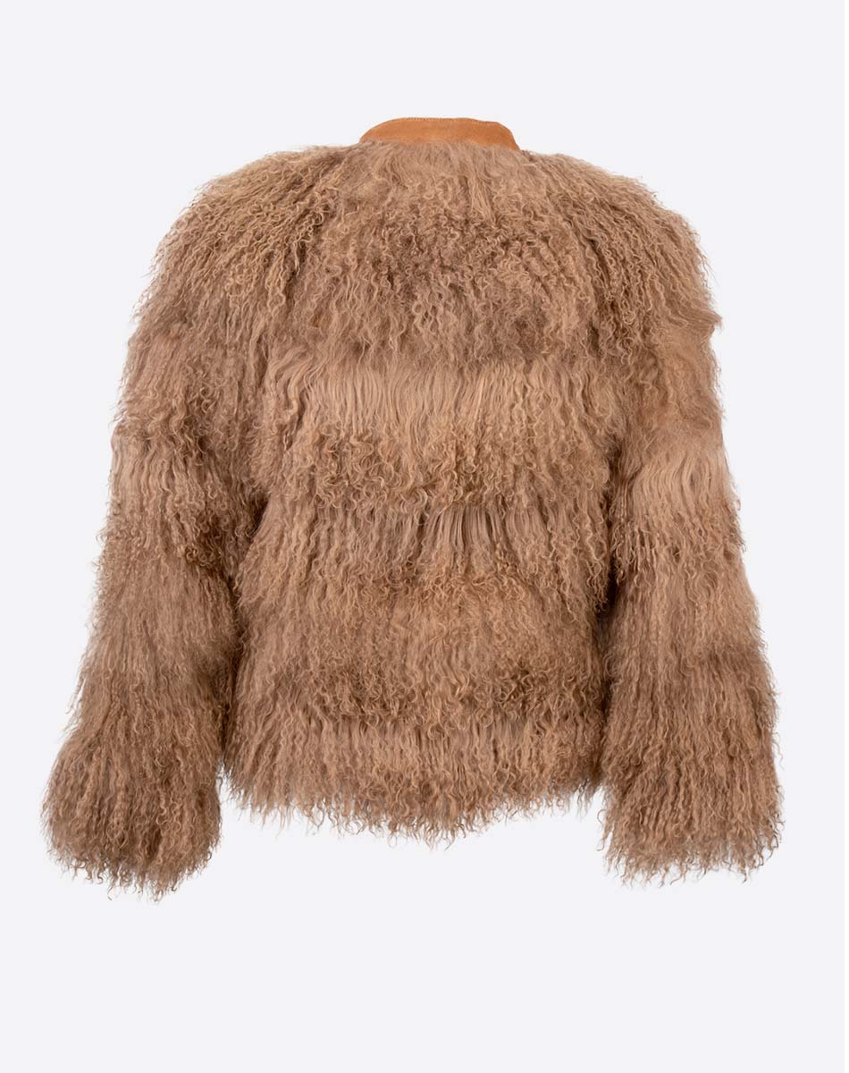 Aspen Mongolian Fur Jacket