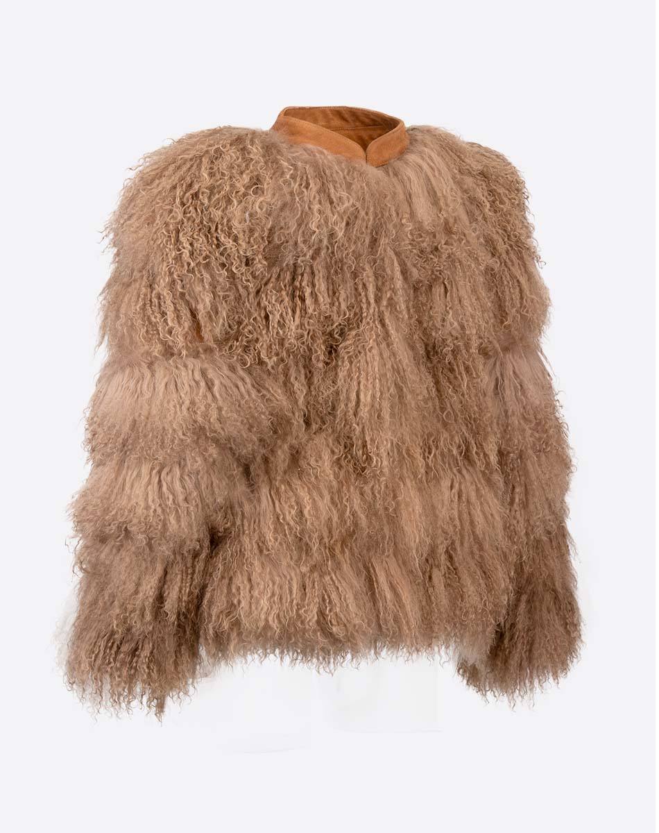 Aspen Mongolian Fur Jacket