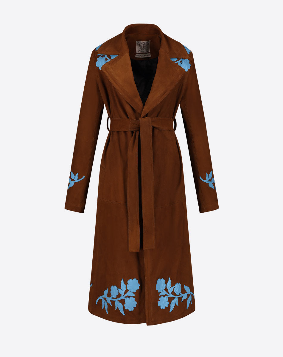 Barbara Suede Coat