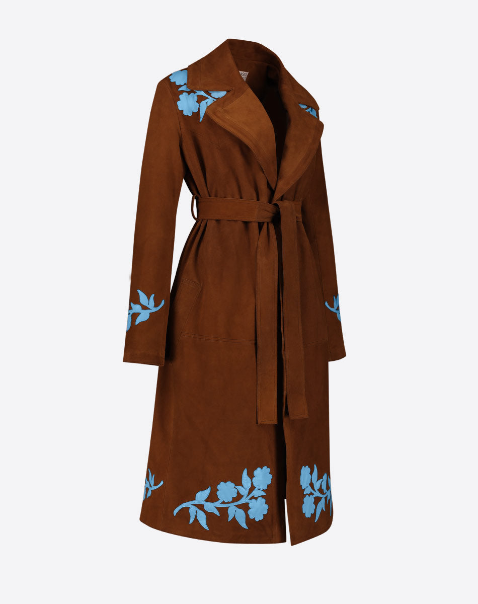 Barbara Suede Coat