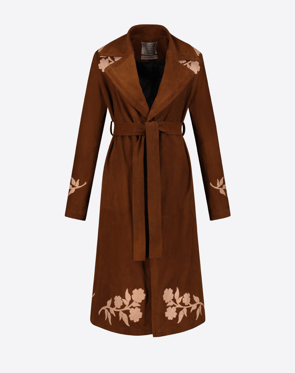Barbara Suede Coat