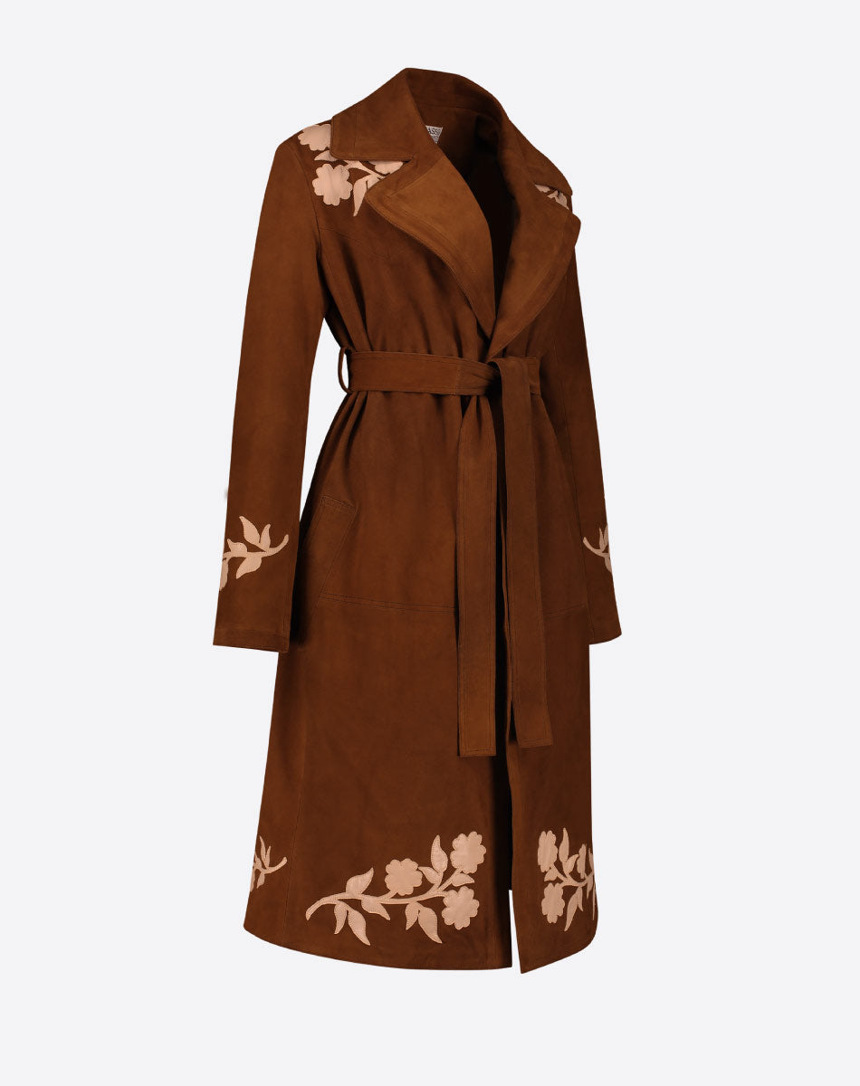Barbara Suede Coat