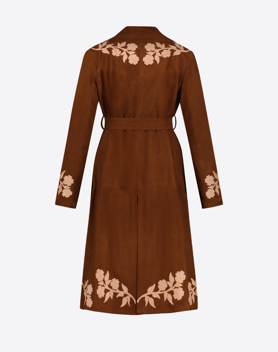 Barbara Suede Coat