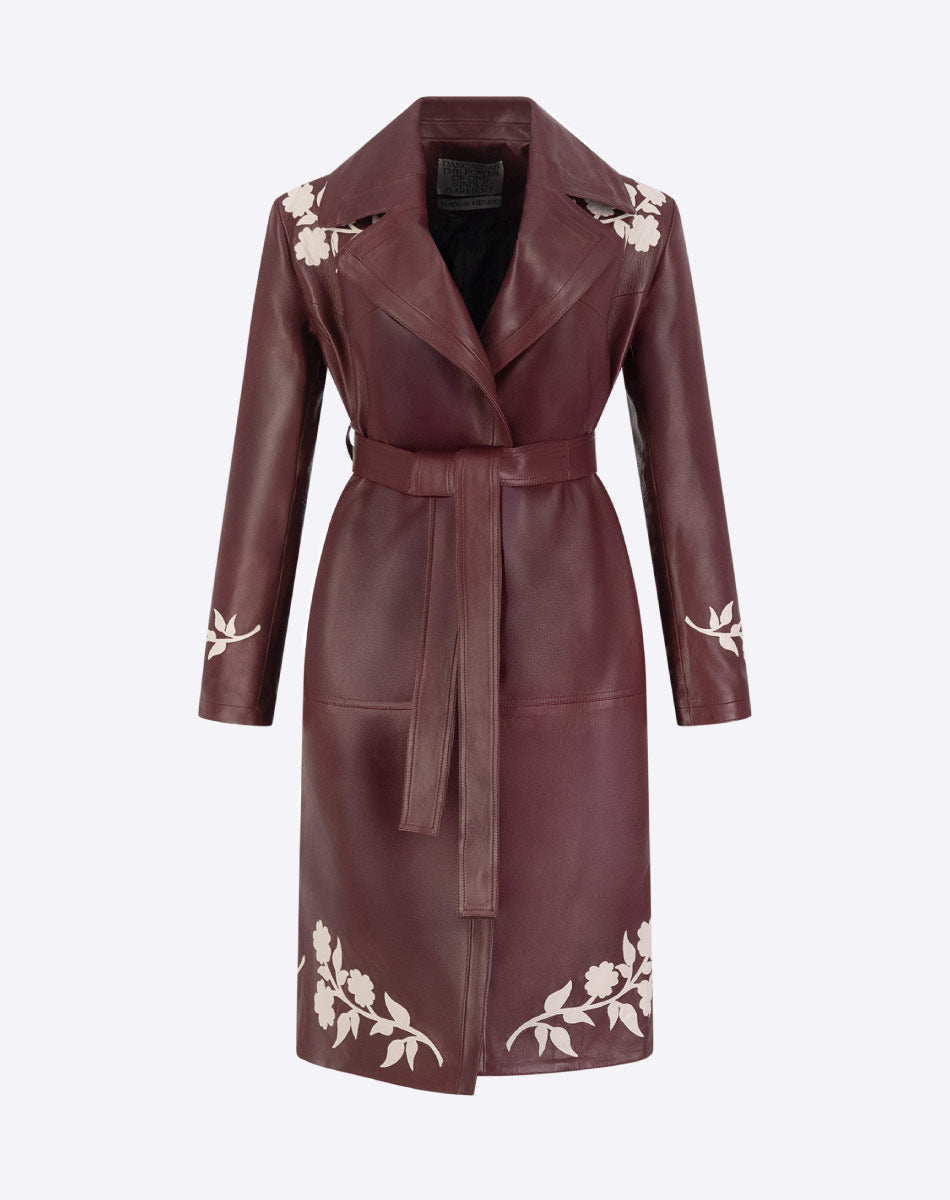 Barbara Leather Coat