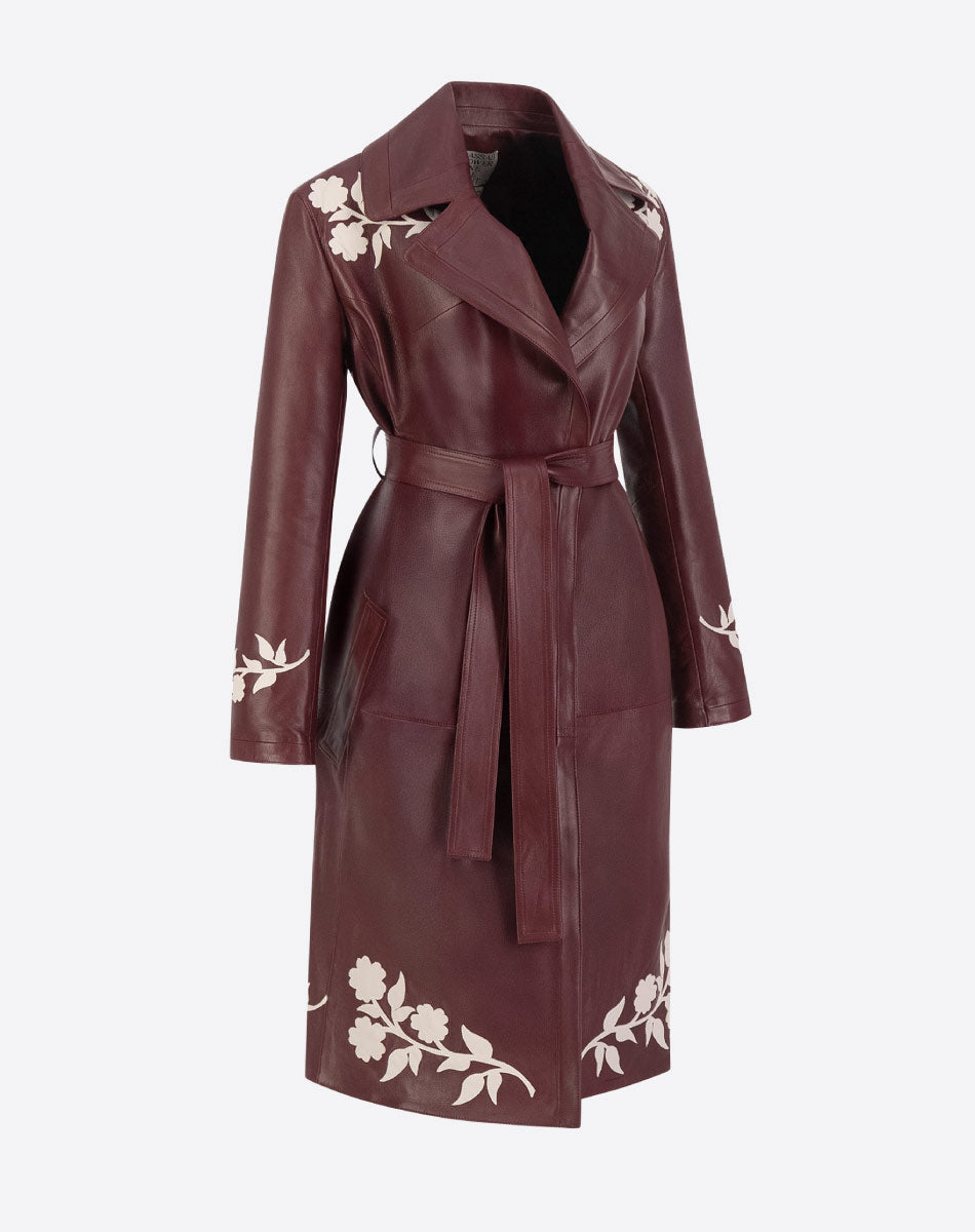 Barbara Leather Coat