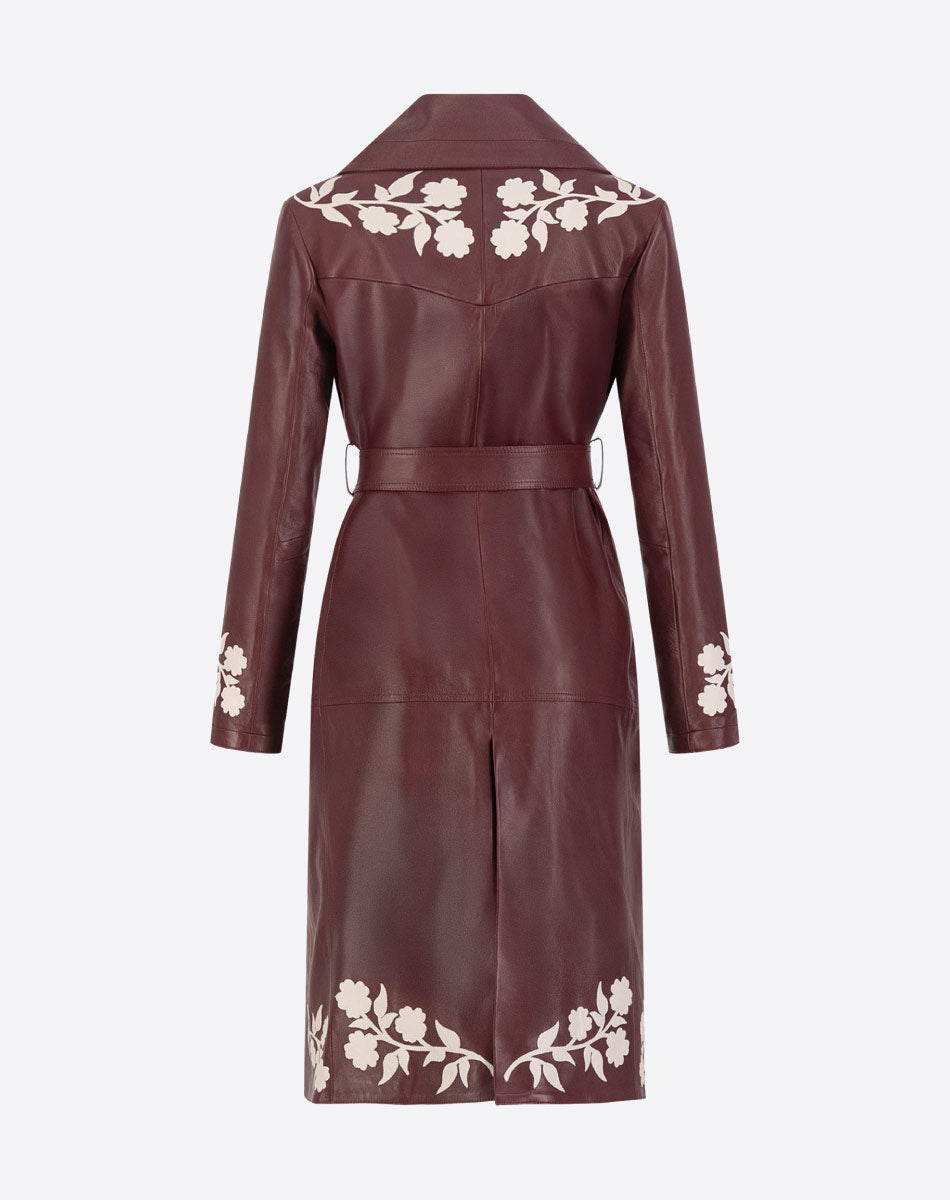 Barbara Leather Coat