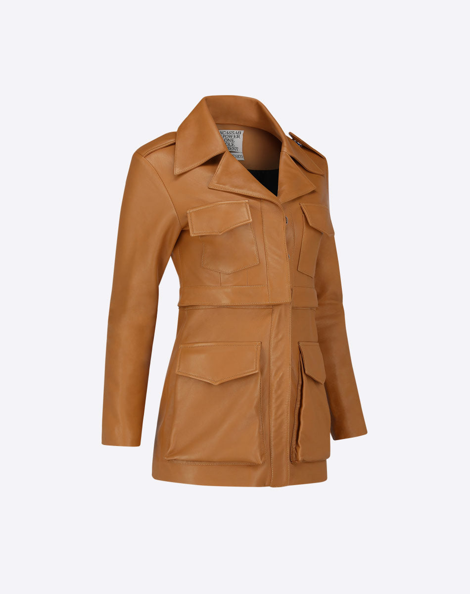 Carlotta Abrigo de Cuero