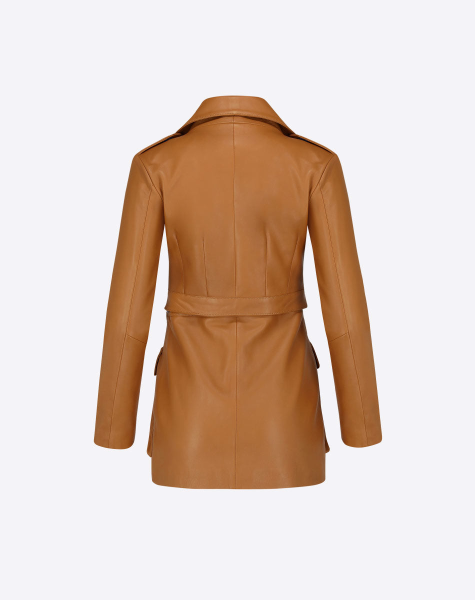 Carlotta Abrigo de Cuero