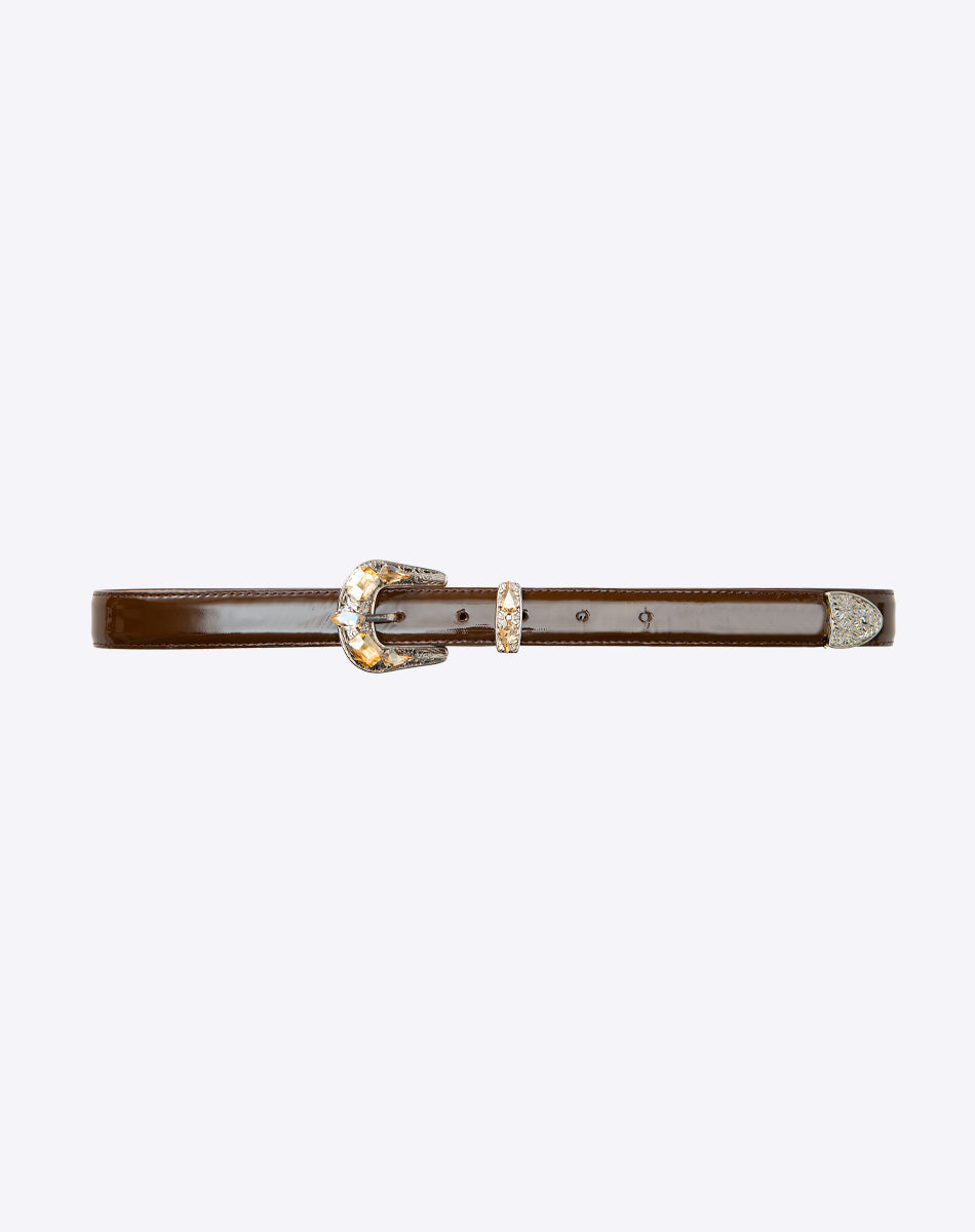 Cocoa Leather Belt