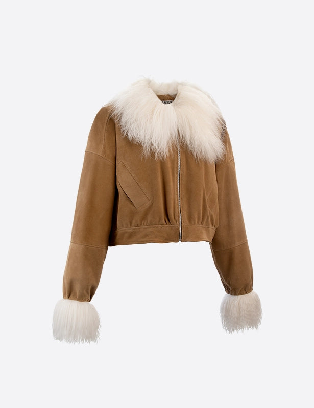 Christina Suede Jacket