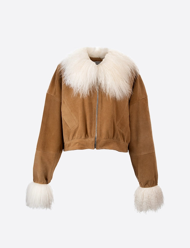 Christina Suede Jacket