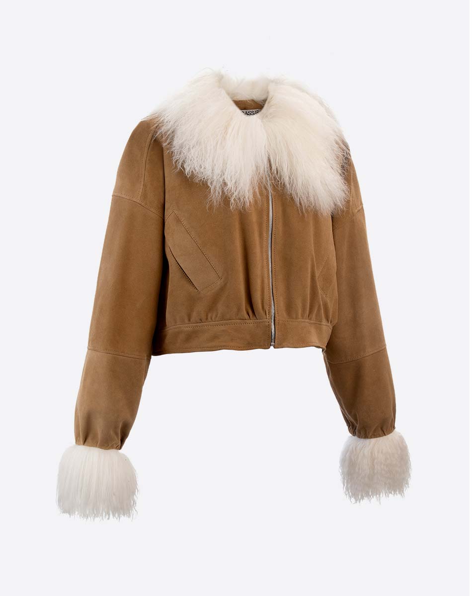 Christina Suede Jacket