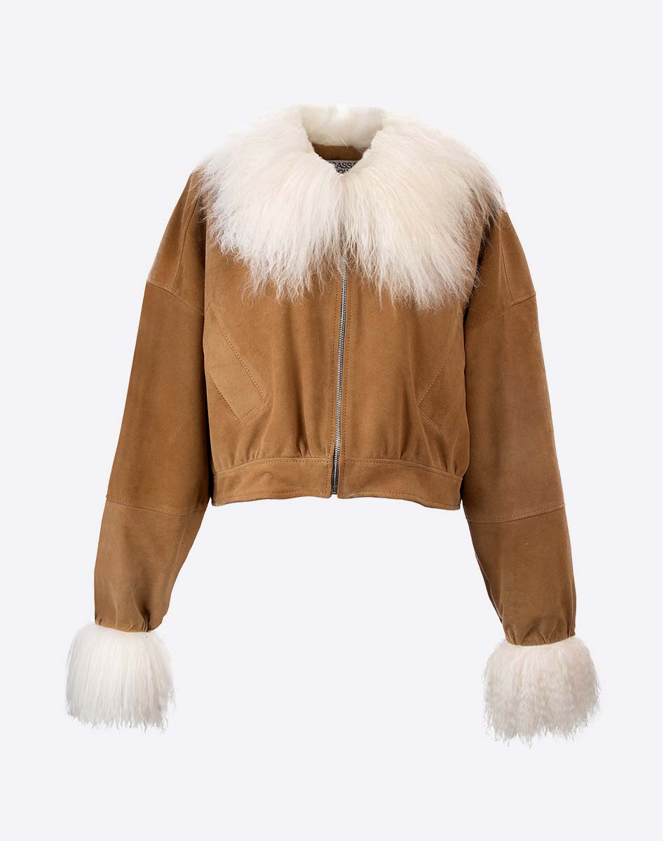 Christina Suede Jacket