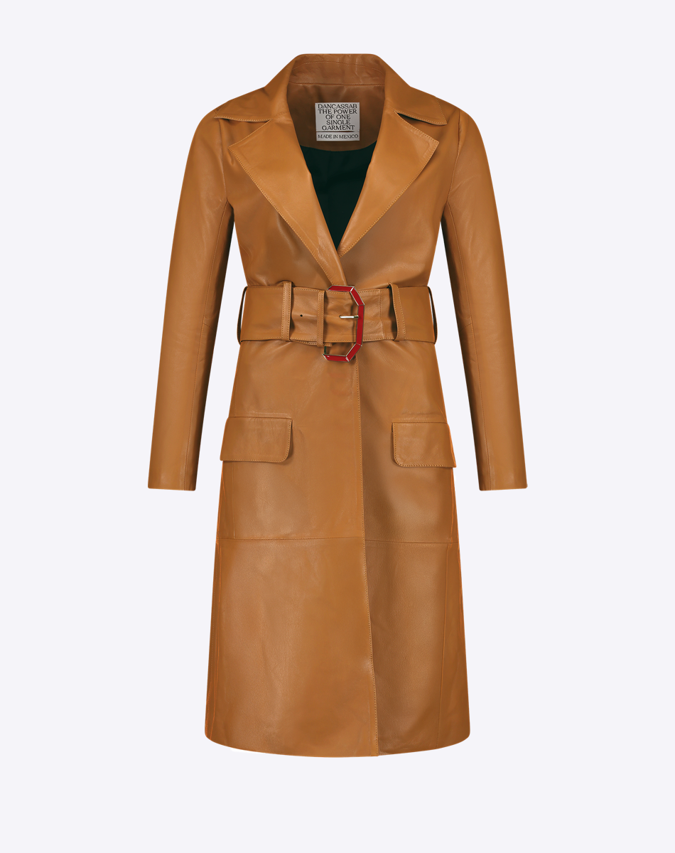 Diana Gabardina de Cuero