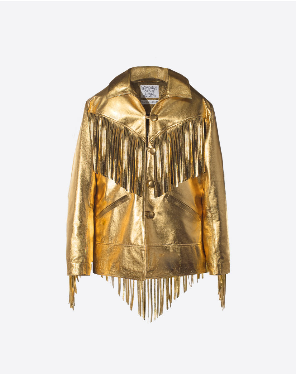 Dolly Leather Fringe Jacket
