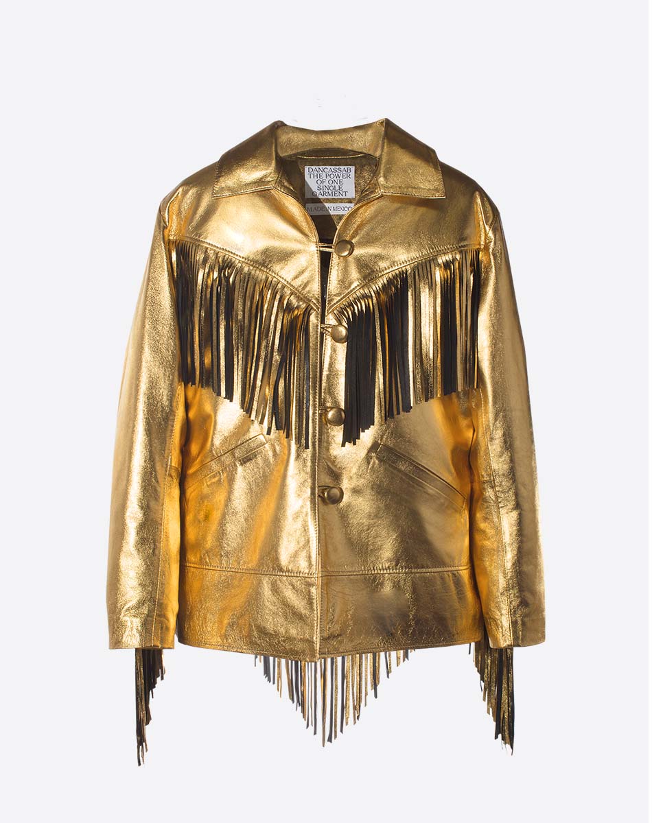 Dolly Leather Fringe Jacket