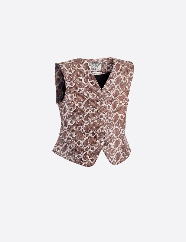 Emily Leather Vest