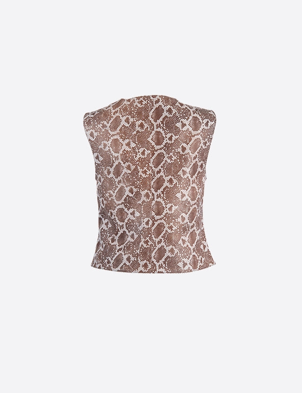 Emily Leather Vest