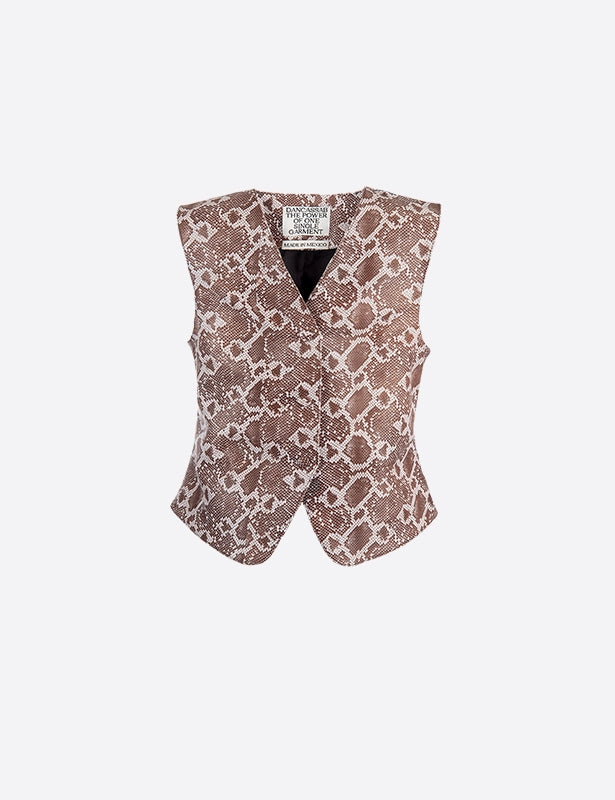 Emily Leather Vest