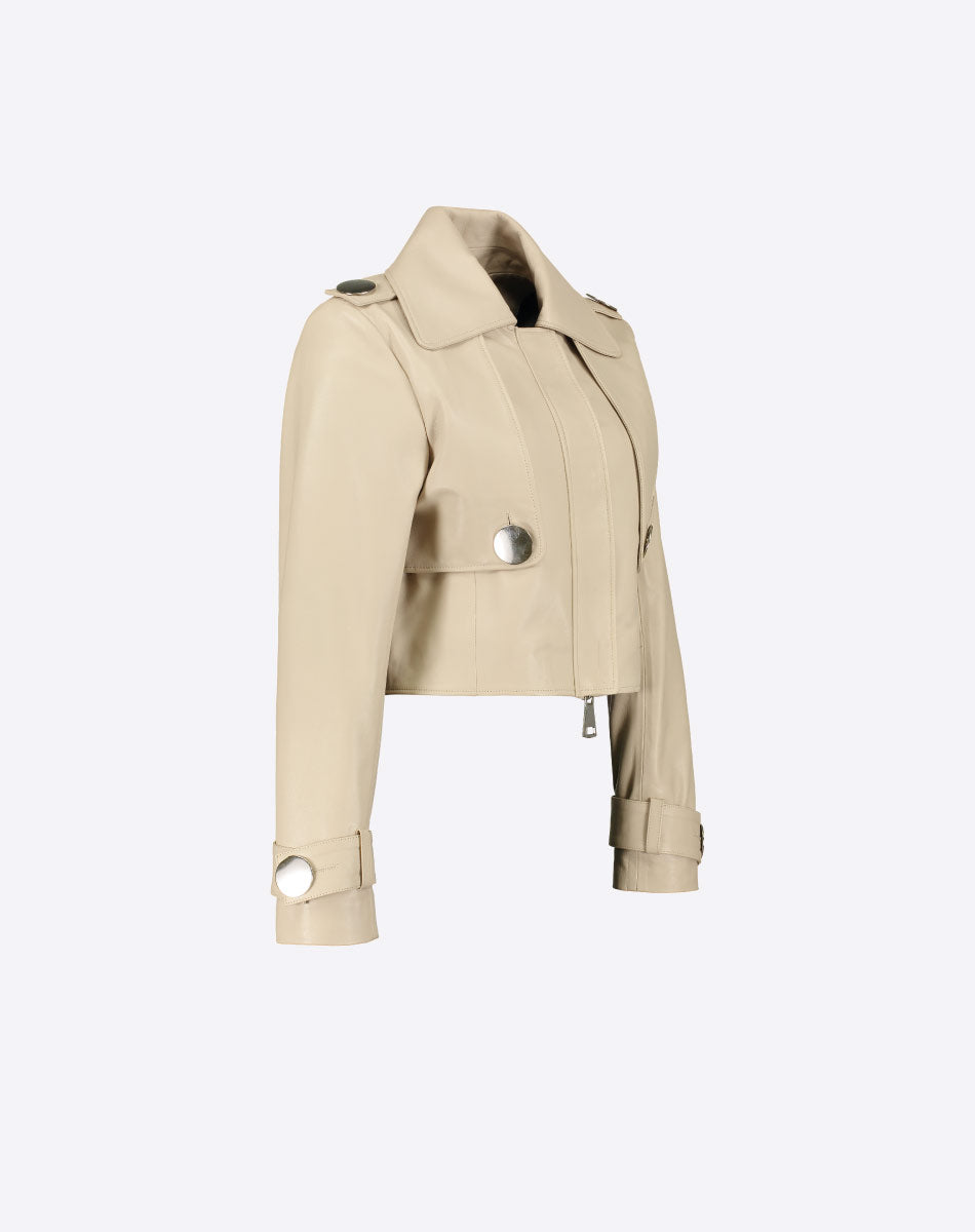 Gabriela Chamarra de Piel