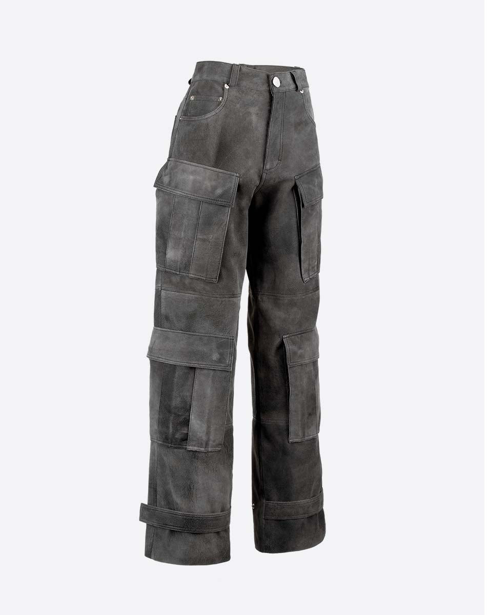Jasson Leather Cargo Pant