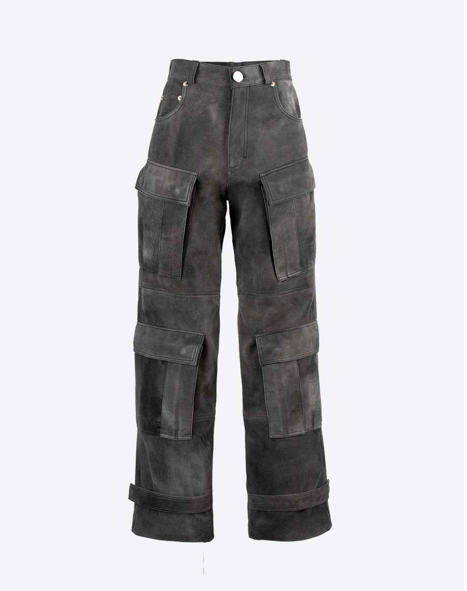 Jasson Leather Cargo Pant