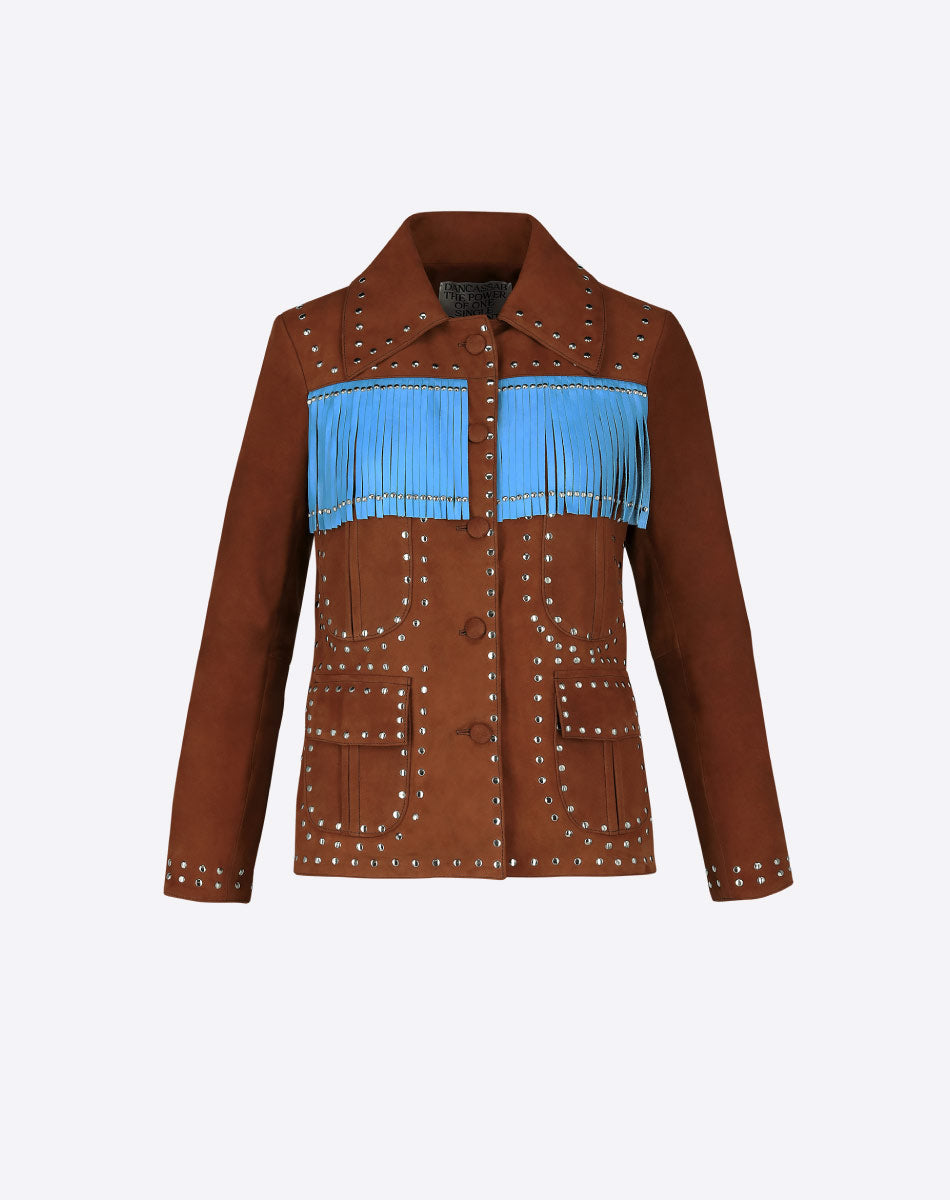 Linda Suede Fringe Jacket