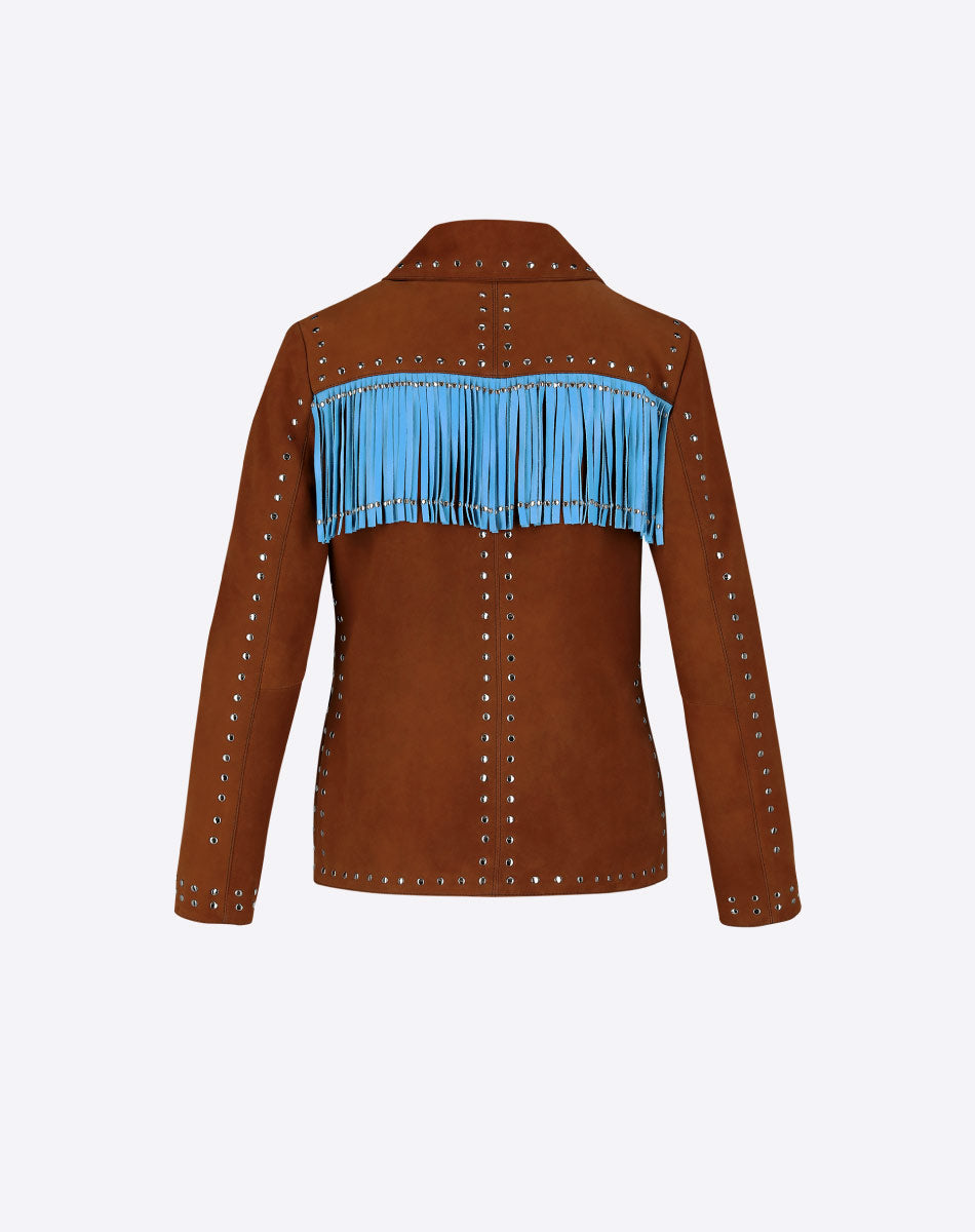 Linda Suede Fringe Jacket