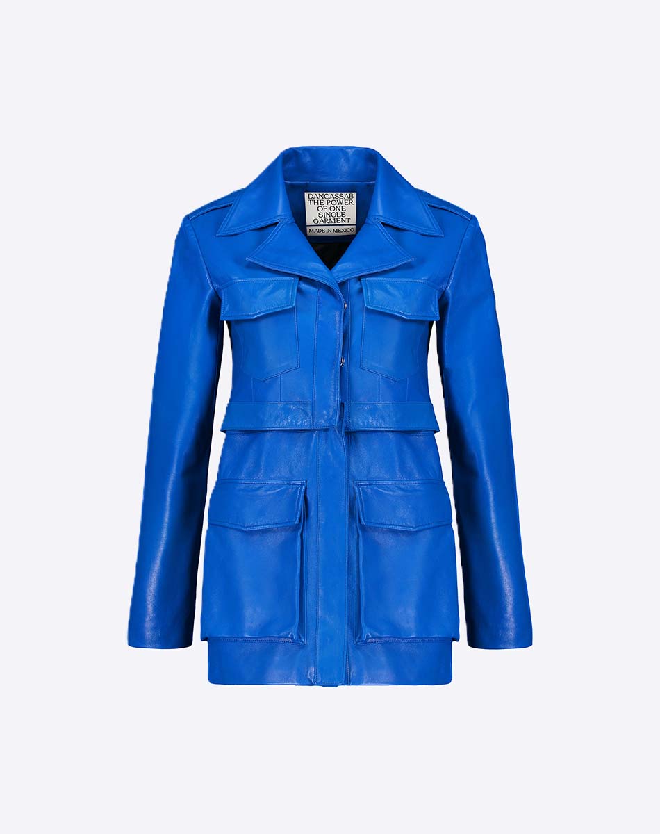 Carlotta Leather Coat