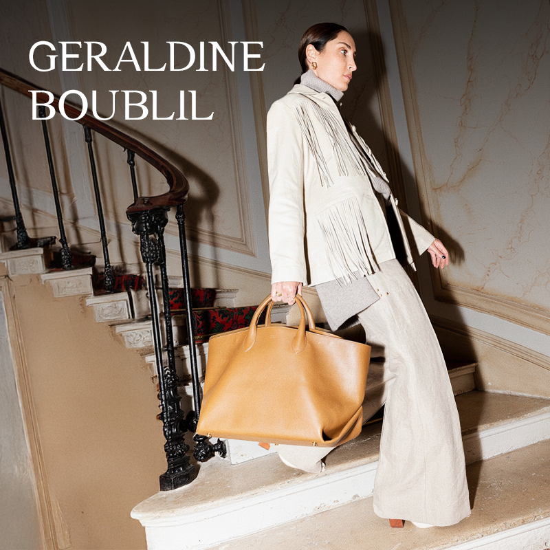 GERALDINE BOUBLIL wearing loretta